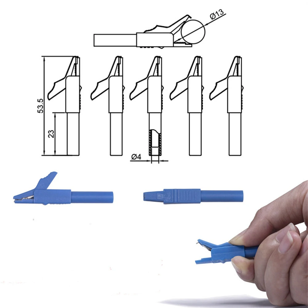 Universal Multimeter Probe - 25PCS with Steel Needle & Alligator Clip | 4mm Banana Plug for Accurate Readings - Image 5