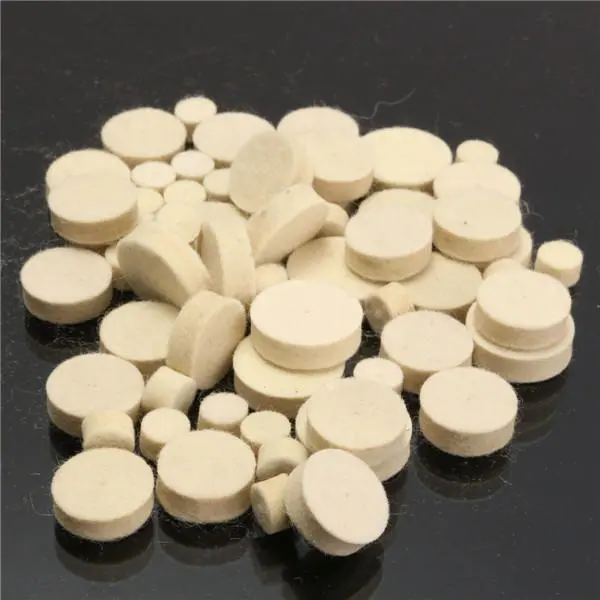 60pcs Felt Polishing Wheel Buffer Pad Kit - 3 Mandrels for Rotary Tools - Image 4