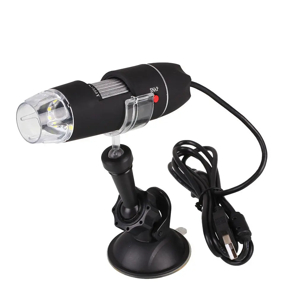 DANIU USB 8 LED 500X 2MP Digital Microscope Endoscope Magnifier Video Camera Suction Cup Stand - Image 3
