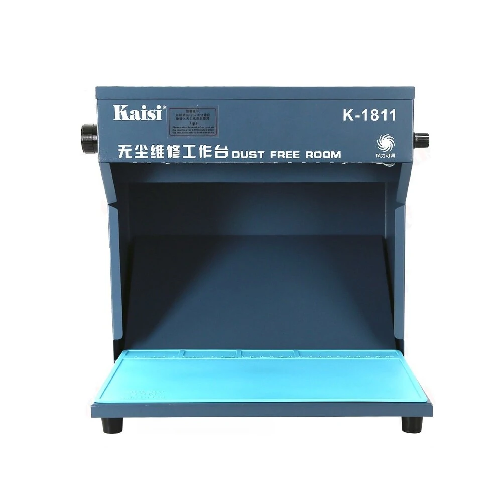 Kaisi K-1811 Mini Dust Free Work Table | Phone LCD Repair Machine with Mat Tools 220V - Image 2