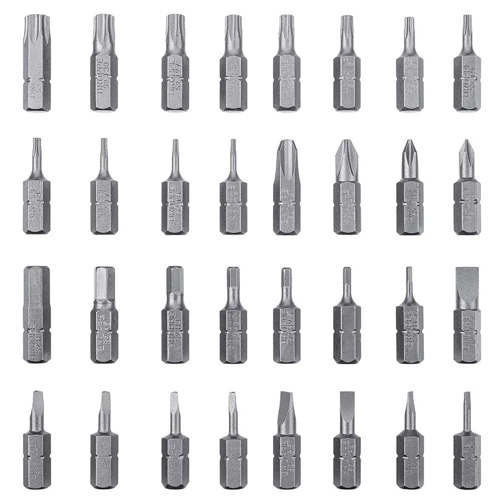 BROPPE A/B/C/D Type Screwdriver Bit Set - 1/4 Inch Hex Magnetic Shank - Image 5