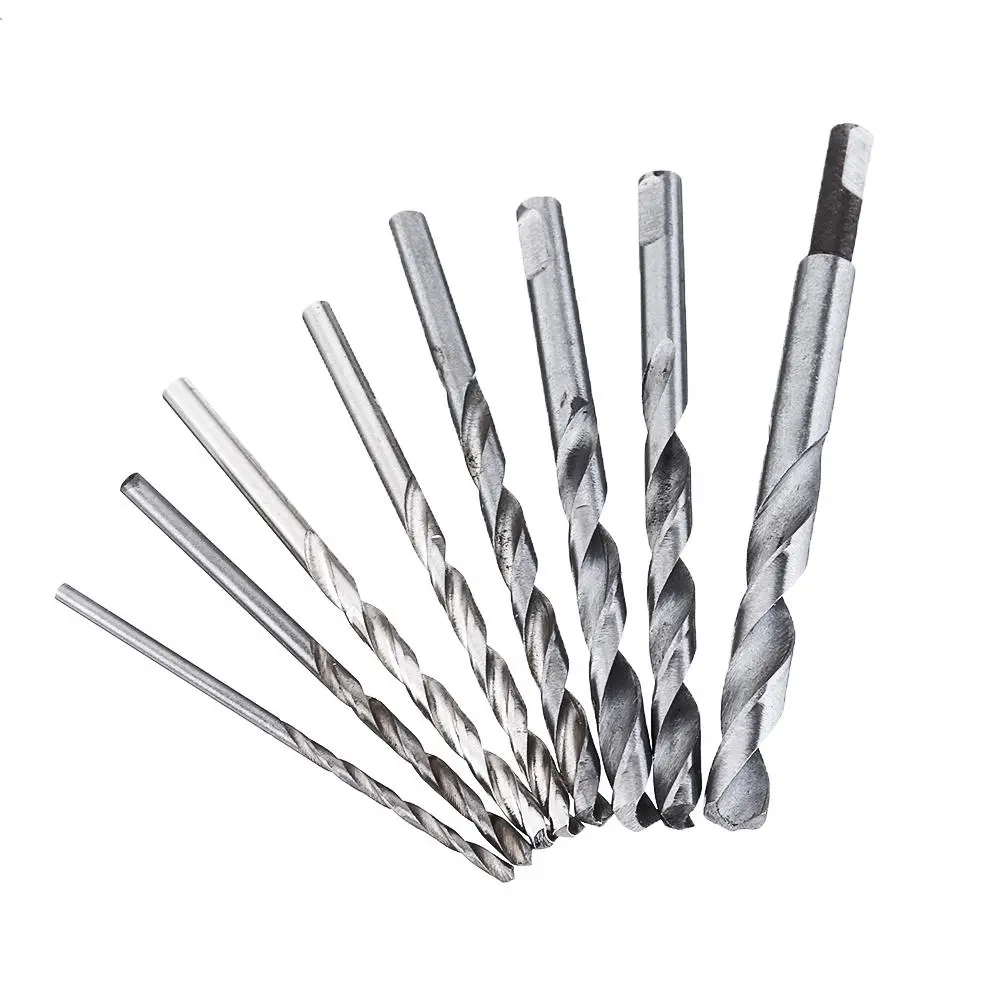 Self-Centering Door Hinge Drill Bit Set | 8pcs 5/16 & 1/4 Inch | Twist Wood Hole Puncher - Image 2