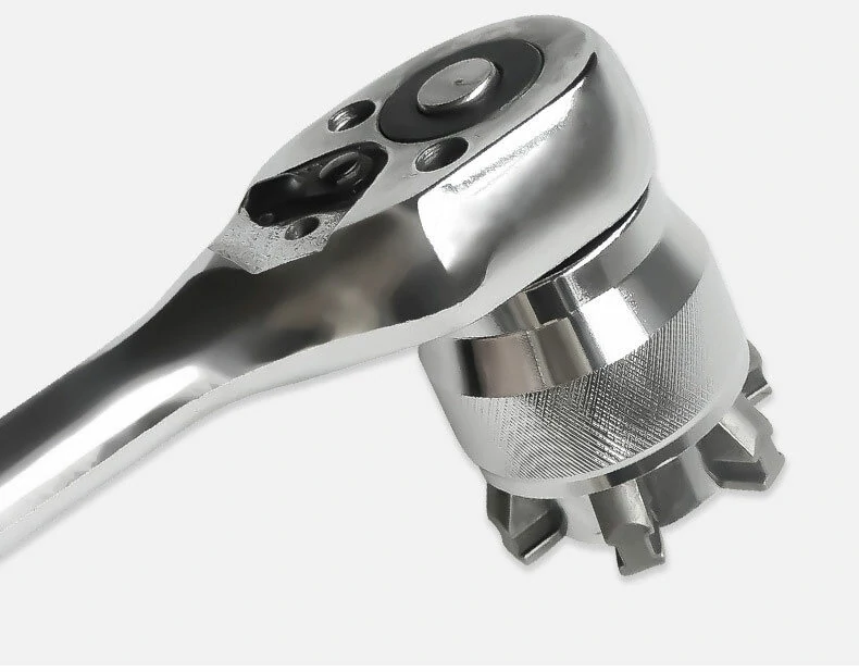3/8 Inch Drive 10-19mm Adjustable Hex Universal Socket | Torque Ratchet Adapter - Image 3