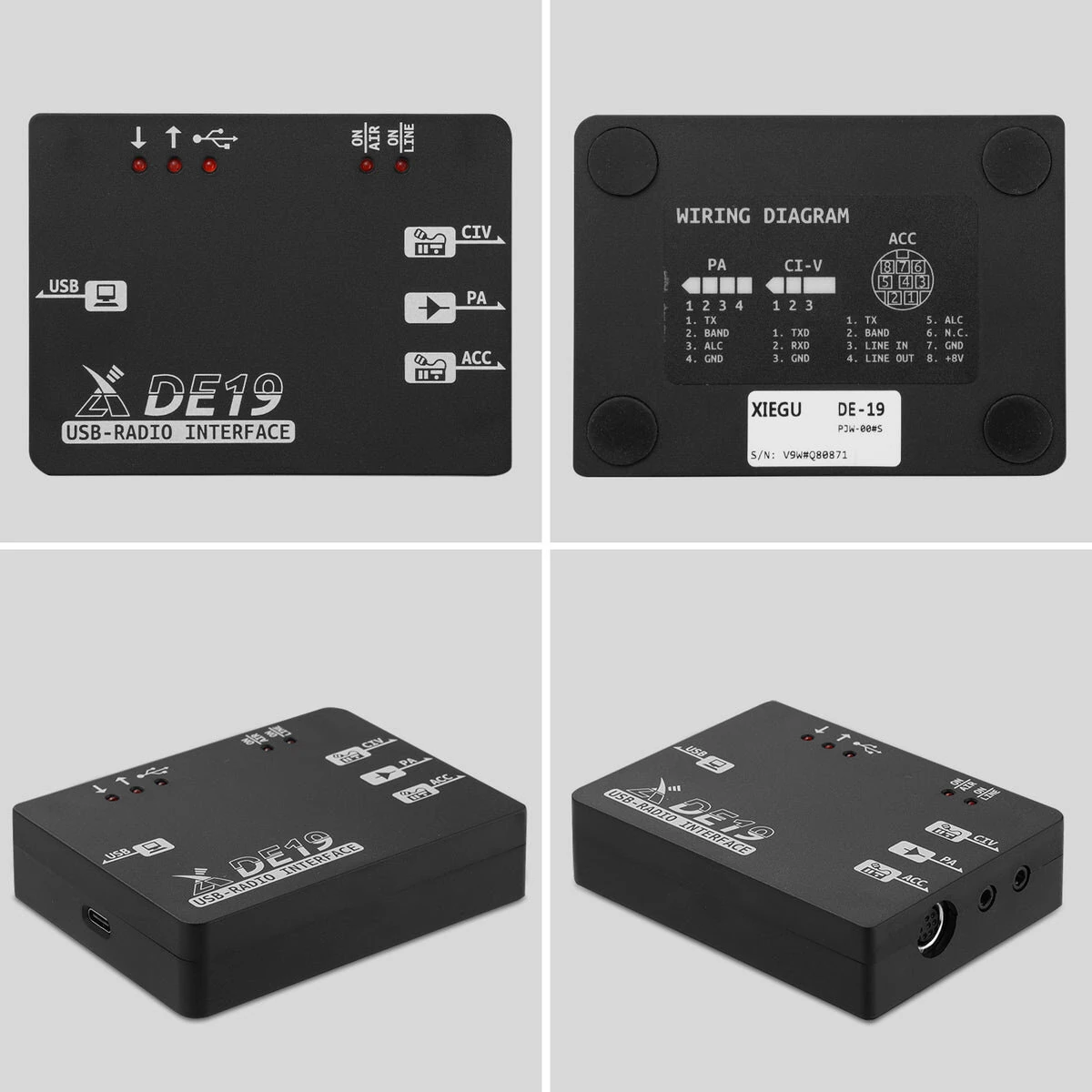 XIEGU DE19 USB Radio Interface | CIV PA ACC for G90 G106 XPA125B - Image 4