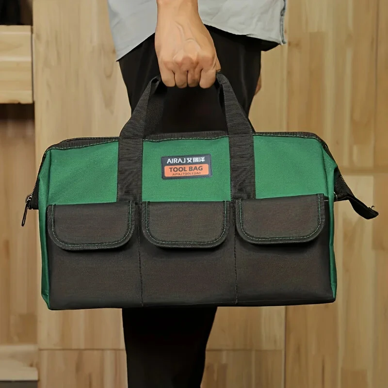 AIRAJ 18 Inch Large Tool Bag - Wear-Resistant with Multiple Pockets | Portable Storage - Image 2