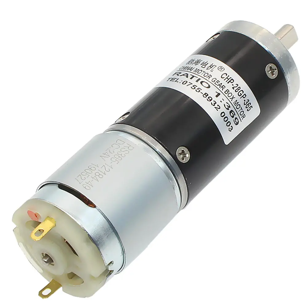Chihai CHP-28GP-365S Planetary Gear Motor - 12/25 RPM - 1:369 Ratio - Image 3