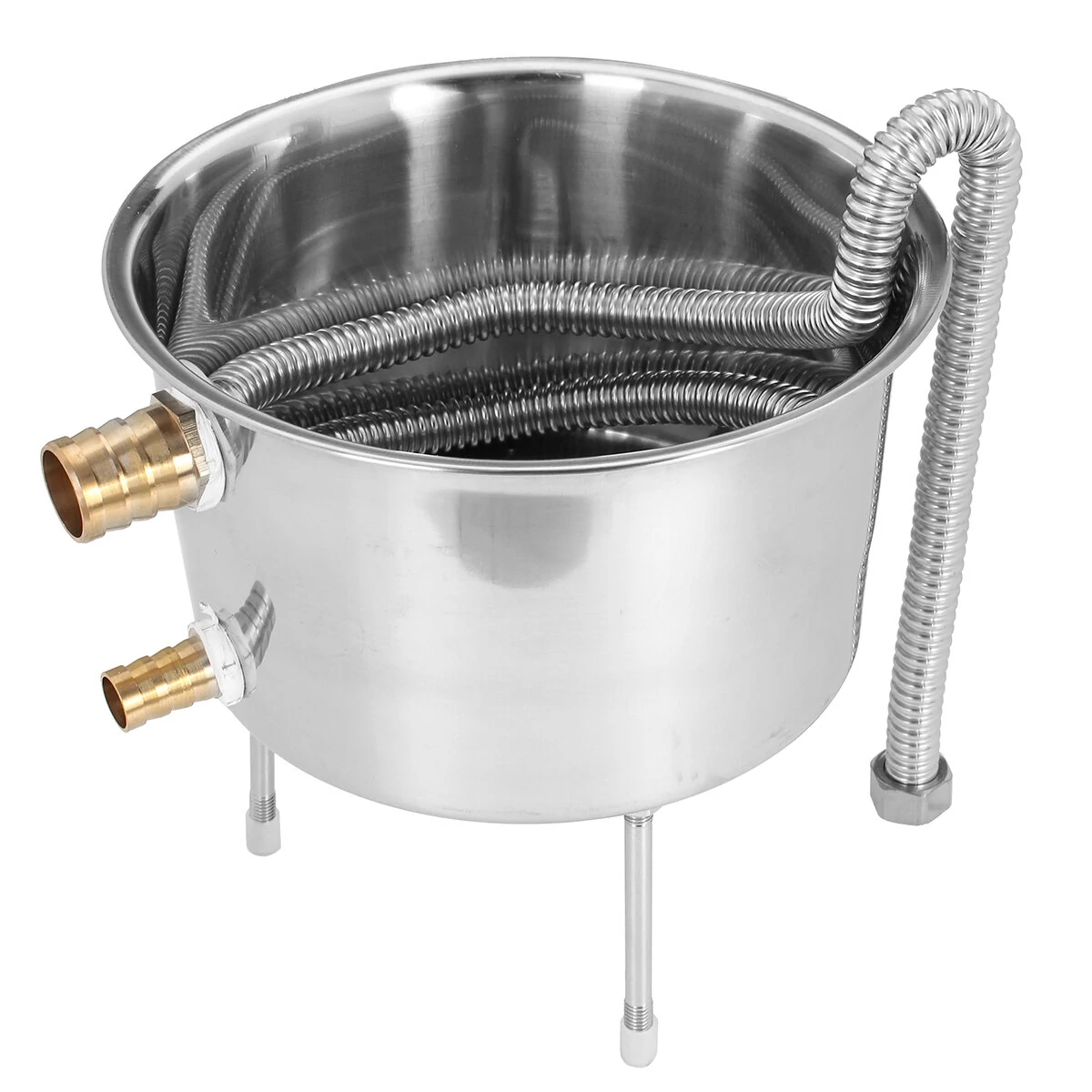 Stainless Steel Alcohol Distiller - 11L 22L 35L Boiler for Water & Oil Brewing - Image 3