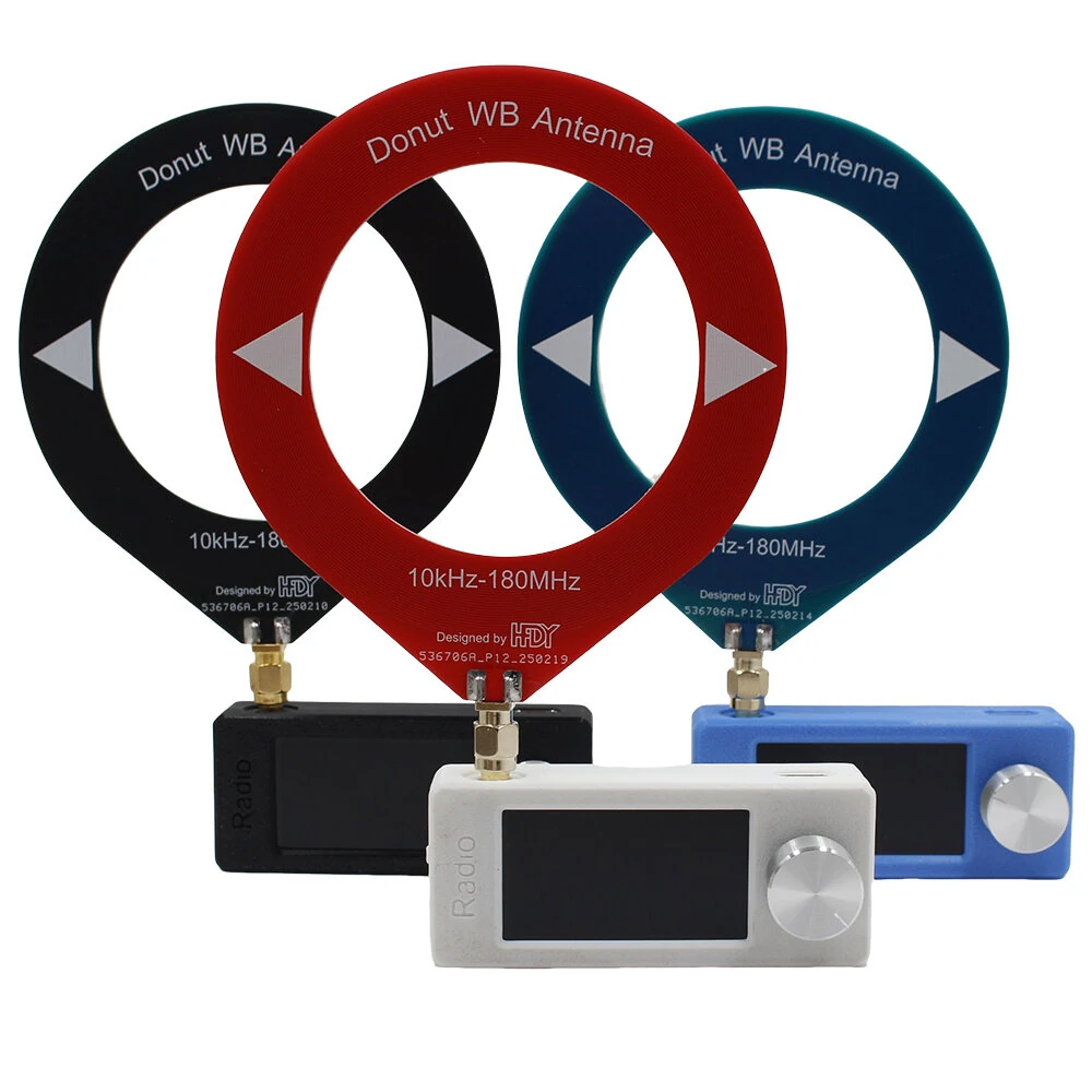 Wideband SDR Antenna 10kHz-180MHz | Donut Loop for Shortwave & Medium Wave | SMA Male - Image 4