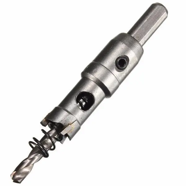 Carbide Tip Metal Cutter Hole Saw - 15mm to 24mm with Wrench & Drill Bit - Image 3