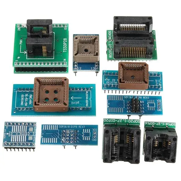 TL866II Plus USB Programmer - EEPROM FLASH 8051 AVR MCU | With 10 Adapters - Image 2