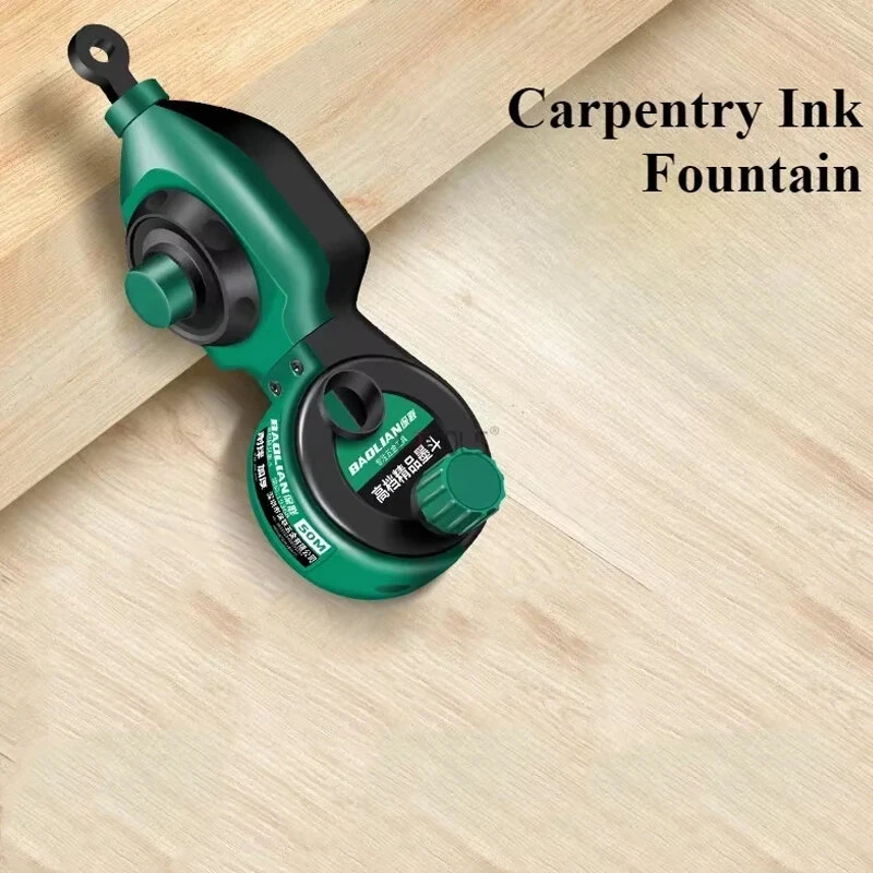 Carpentry Ink Line Marker - 50m Thread High Definition Level - Dual Ink Tank PV Resin Tool - Image 3