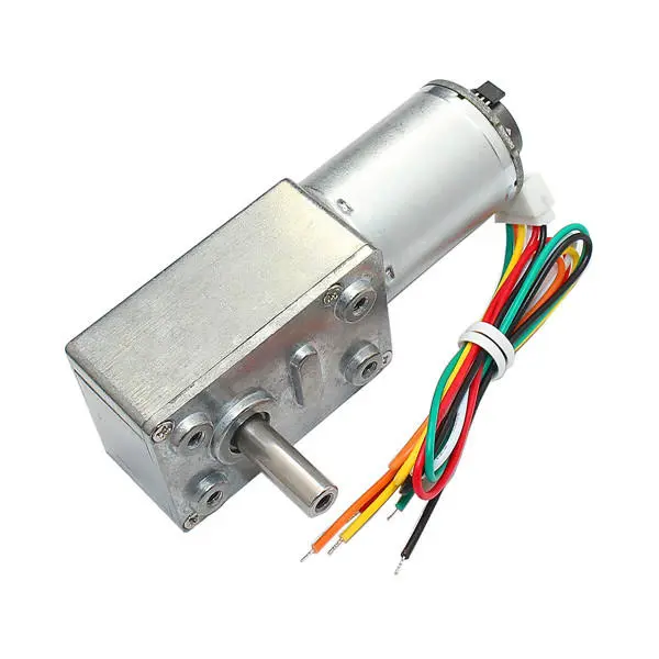 CHIHAI GM4632-370 12V 30RPM High Torque Worm Gear Motor | Turbo Encoder - Image 4