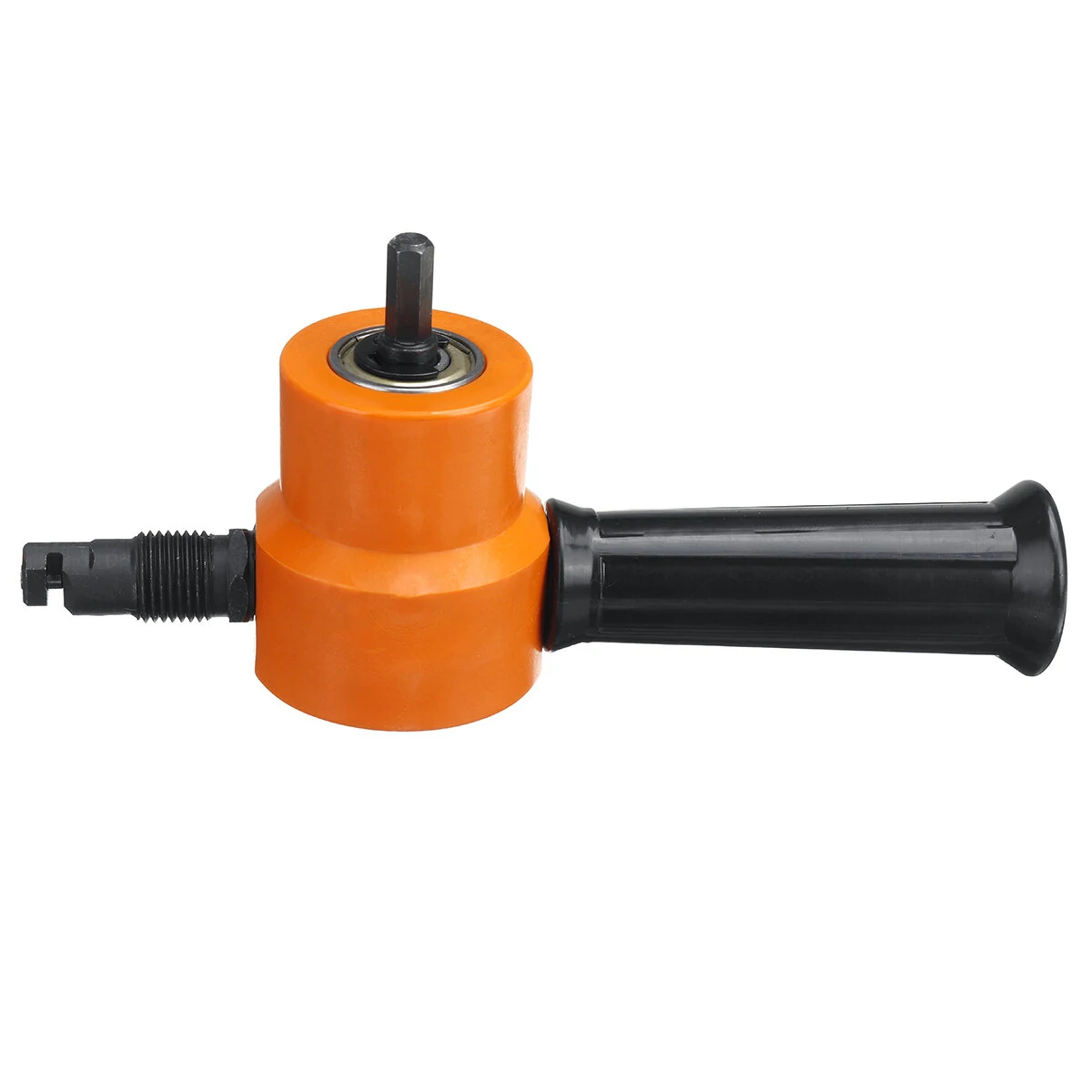 Double Headed Sheet Metal Nibbler - Drill Attachment Cutter with Extra Punch - Image 5