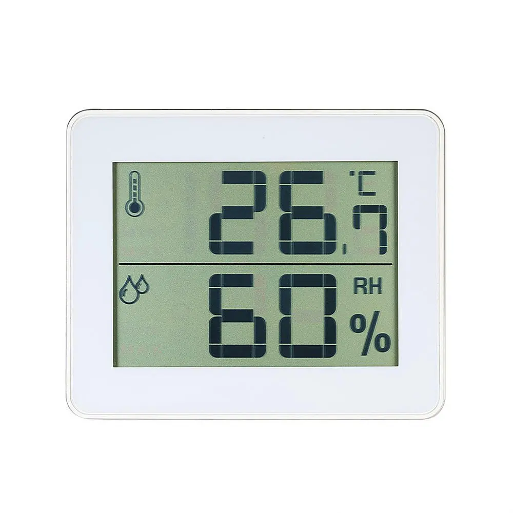 TS-A95 Mini LCD Thermometer Hygrometer - Waterproof Digital Gauge With Hook - Image 3