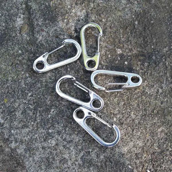 26mm Alloy Mini Carabiner Snap Hook Keychain Hanging Buckle EDC Tool - Image 3
