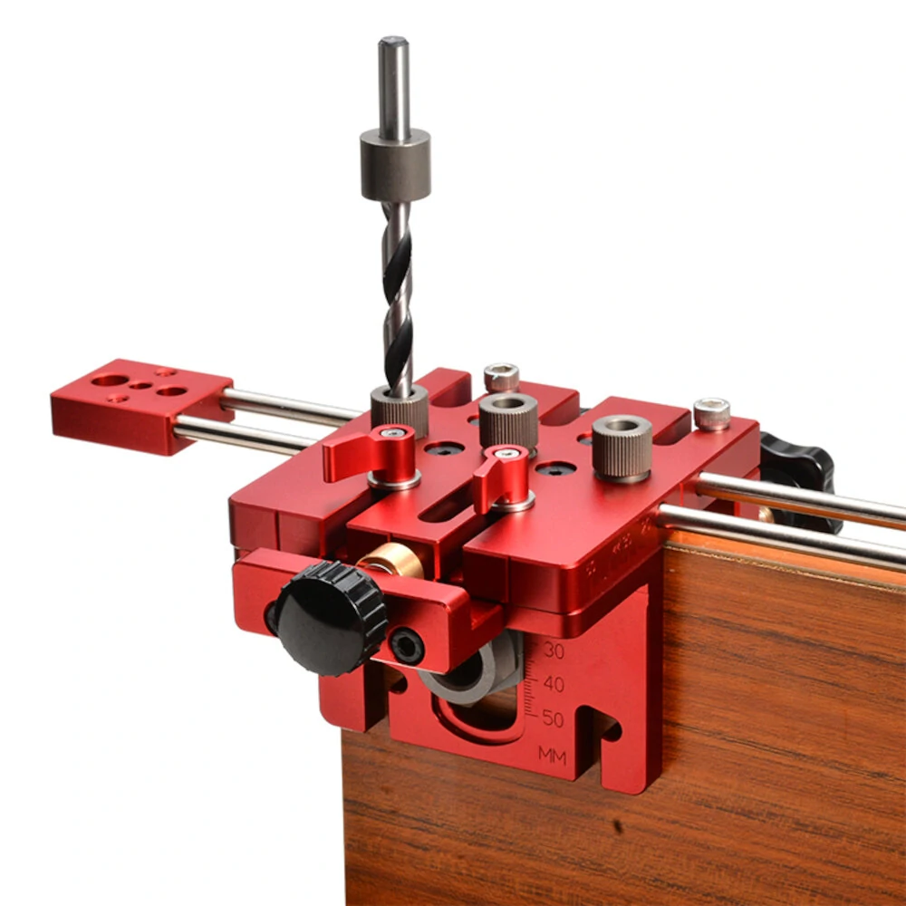 3 in 1 Woodworking Doweling Jig Kit - Aluminium Alloy Joinery System for Furniture - Image 2