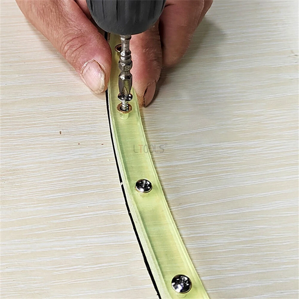 Flexible Curve Template - Adjustable Woodworking Tool for Complex Shapes | Router Guide - Image 3