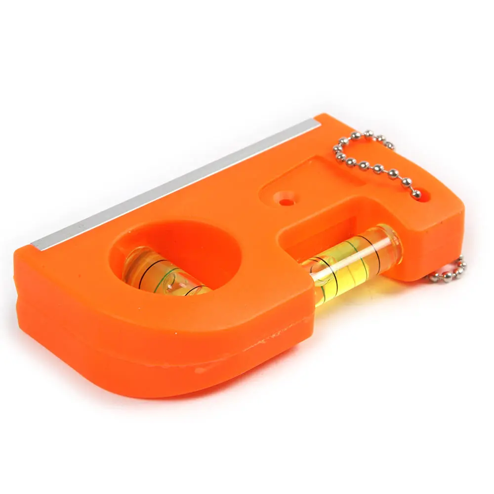 Mini Key Chain Level Ruler - Magnetic Belt Buckle Type - Portable Aluminum Alloy - Image 4