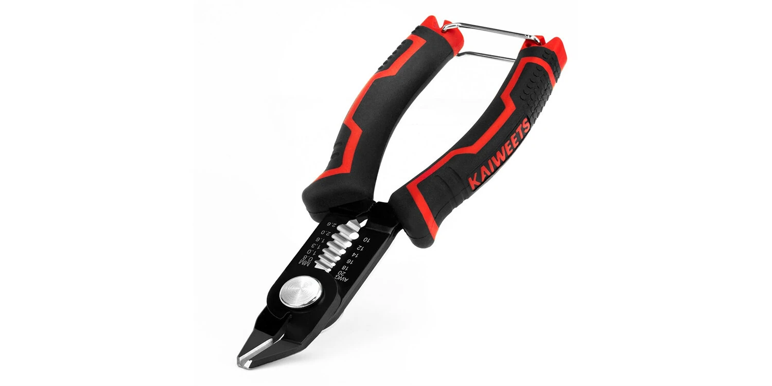 KAIWEETS KWS-112 2-in-1 Wire Stripper and Cutter | 10-20 AWG | 65Mn Steel - Image 2
