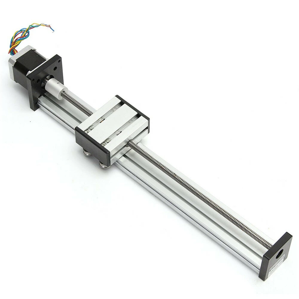 Machifit 100-500mm Stroke Linear Actuator | Lead Screw Slide Stage with Stepper Motor - Image 3