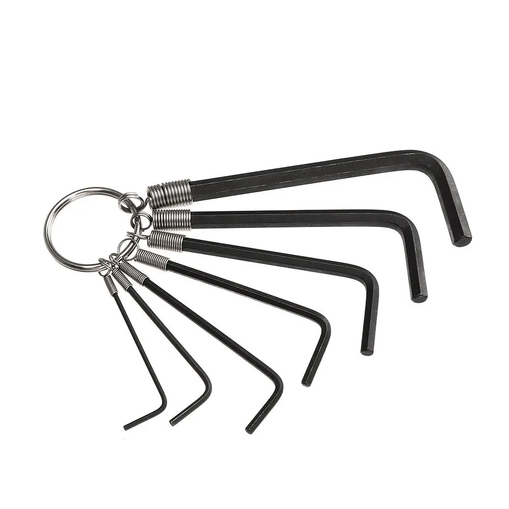 JETECH 7Pcs Hex Key Wrench Set on a Ring | Metric Allen Keys - Image 2