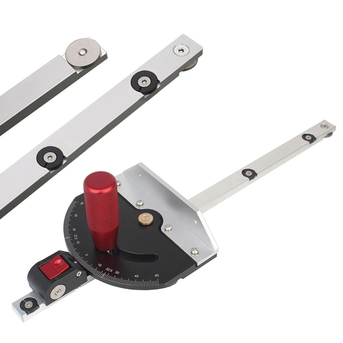 Miter Gauge with Ruler & Handle - Sawing Assembly for Table Saw - Woodworking Tool - Image 4