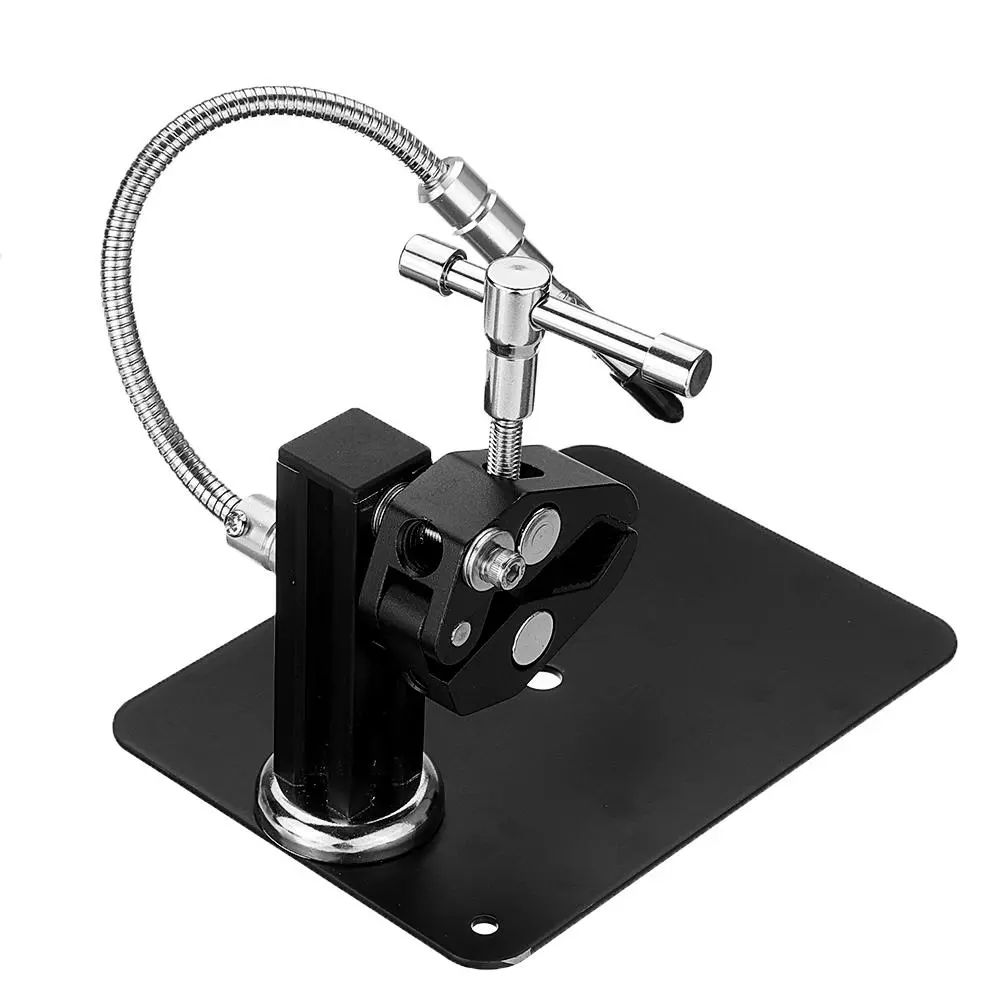 YP-91 Soldering Helping Hand | Third Hand Tool with Magnetic Base & 160mm Flexible Arm - Image 5