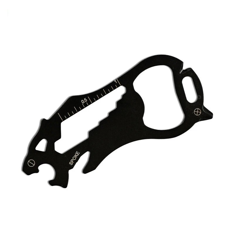 Tiger Mini Tool Card - Multifunctional EDC Bottle Opener & Keychain Tool - Image 3