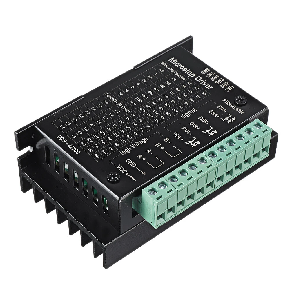HANPOSE HPS-3235 TB6600 Stepper Motor Driver | 0.5-4.0A DC 9-42V for Nema 17 23 24 57 CNC - Image 2