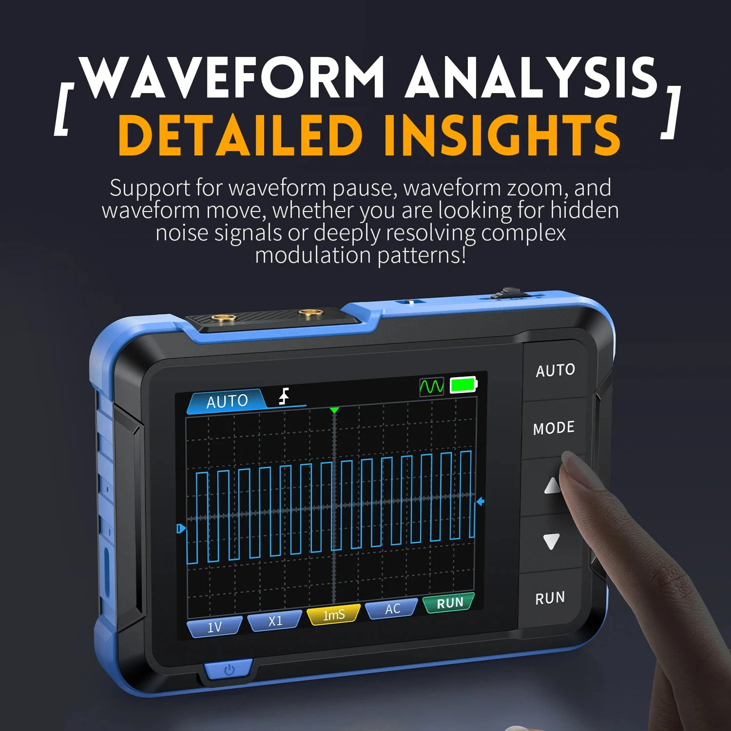 FNIRSI DSO153 Oscilloscope & Signal Generator | 1MHz Bandwidth, 5MS/s - Image 5