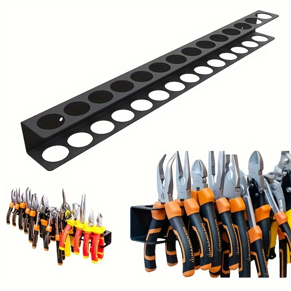 Heavy-Duty Metal Wall-Mounted Tool Organizer | Powder-Coated Garage & Workshop Storage - Image 2