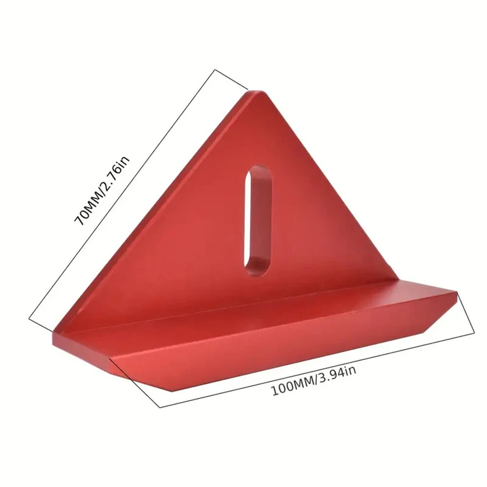 Precision Aluminum Alloy 45 Degree Miter Square - Woodworking Edge Ruler Tool - Image 5