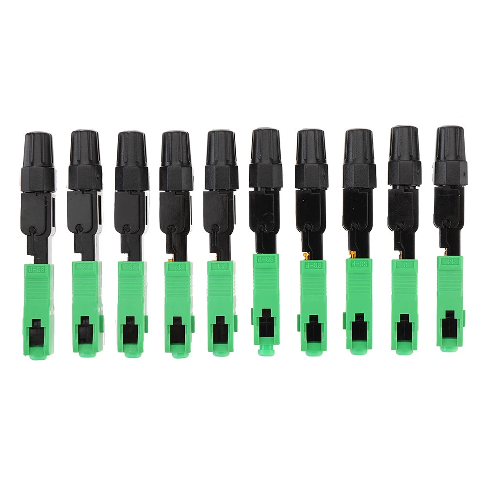 FTTH SC APC Fast Connector - 100pcs Flip Type Embedded Adapter | 0.9/2.0/3.0mm - Image 3