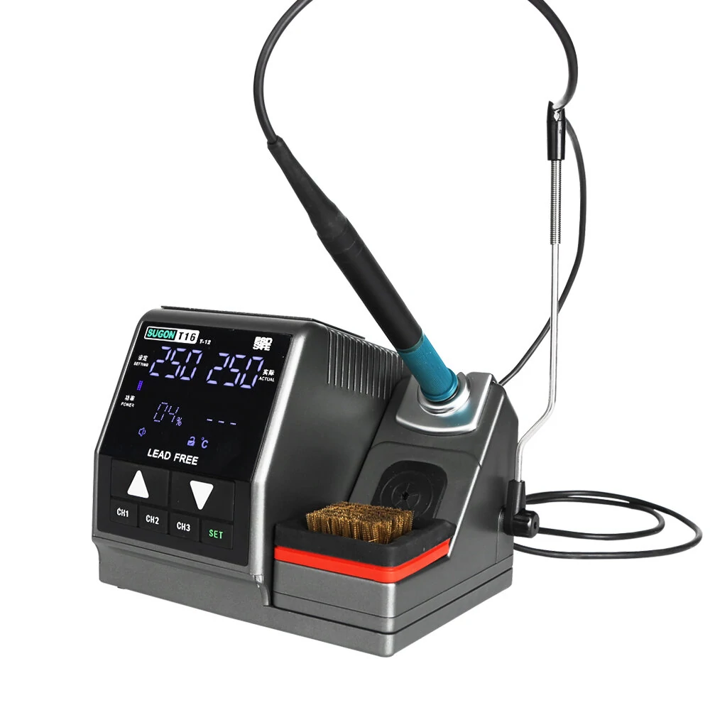 SUGON T16 Soldering Station | 2-Second Heat | T12 & Special Tips Included - Image 2