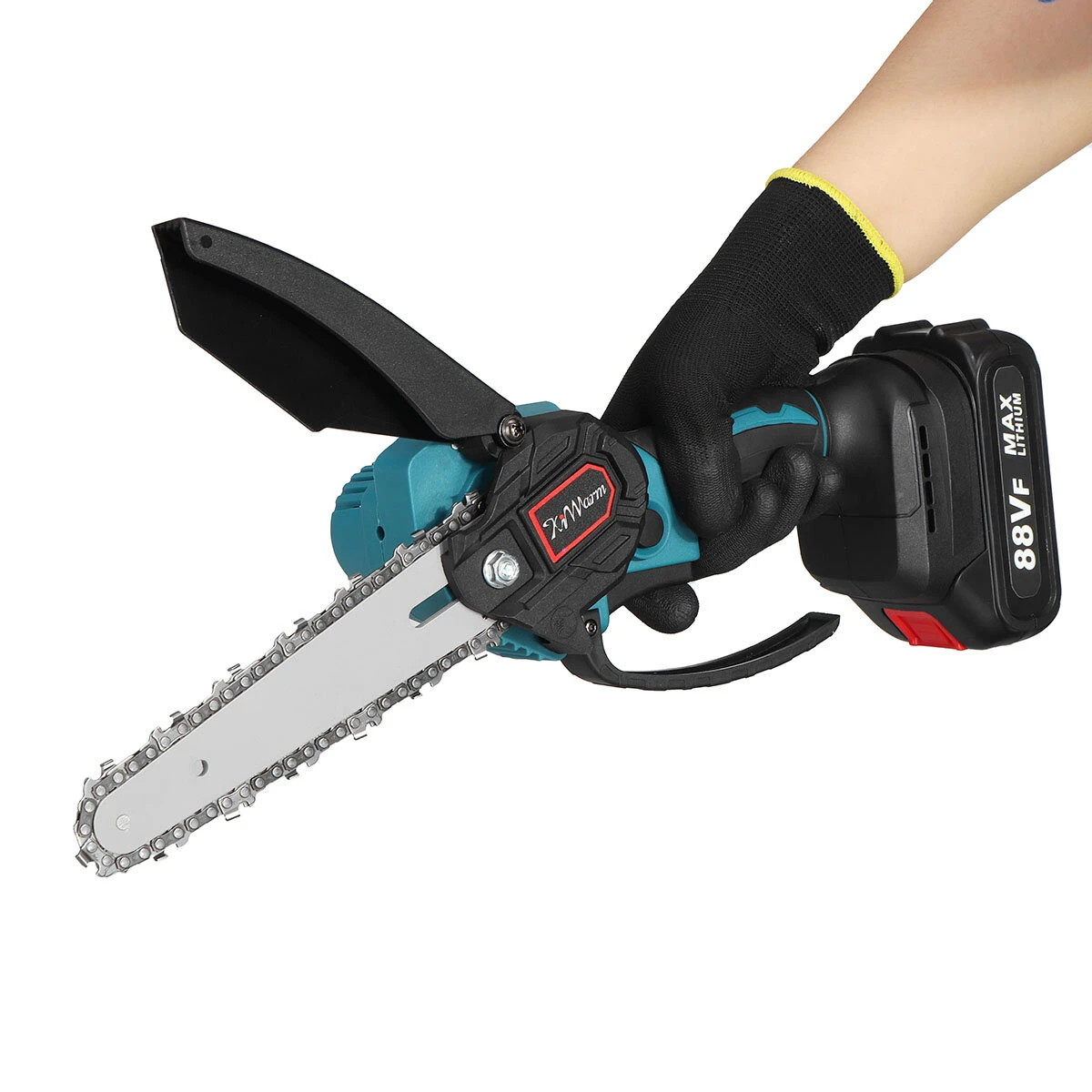 VIOLEWORKS 88VF 6 Inch Rechargeable Electric Pruning Chainsaw | Portable w/ 2 Batteries - Image 2