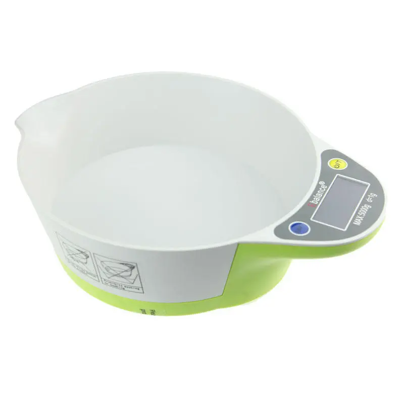 Smart Digital Kitchen Scale - 5kg Capacity with Bowl for Food & Pet Feeding - Image 4