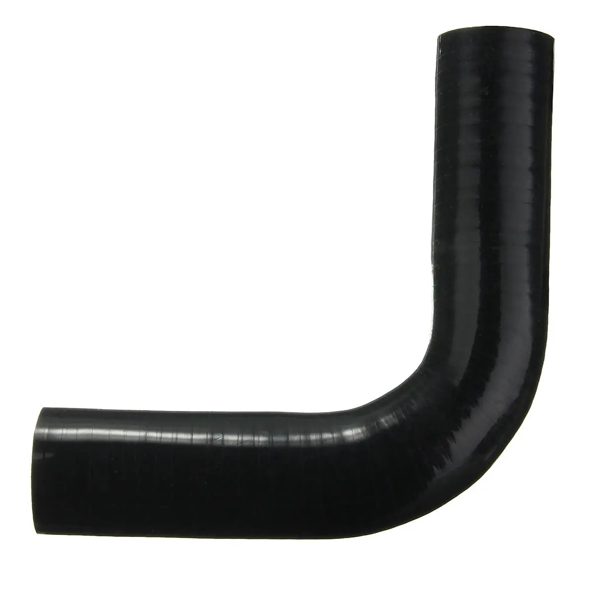 90 Degree Black Silicone Tube - 150mm Length Turbo Coolant Vacuum Hose - Image 2