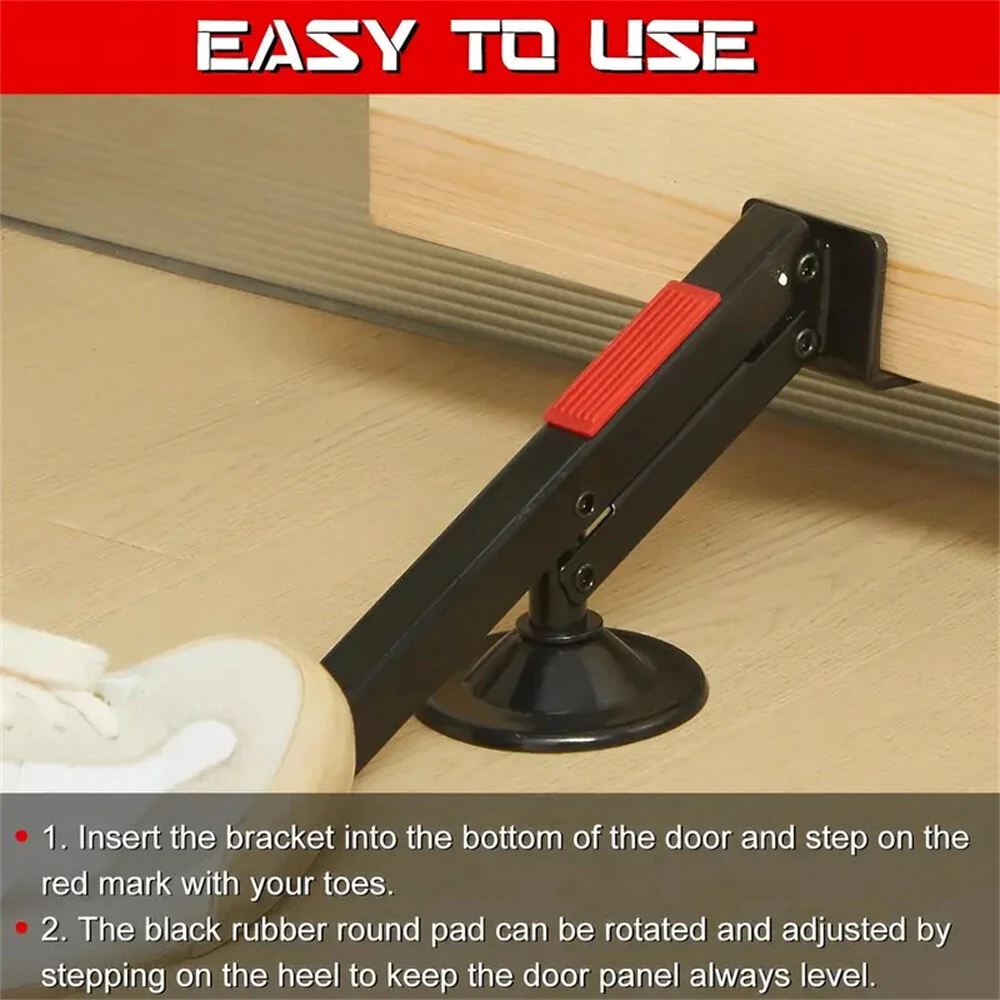 Heavy-Duty Swivel Door Lifter - Drywall & Board Installation Tool | Router Table - Image 5