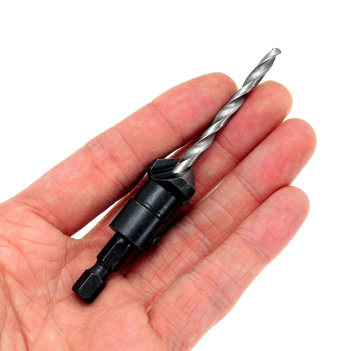 Drillpro DB-C2 4pc Countersink Drill Bit Set - Woodworking, 1/8-1/2 Size - Image 5