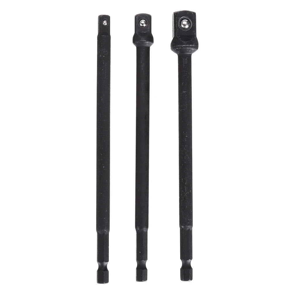 3pcs 1/4 Inch Shank 150mm Socket Adapter | Impact Driver Extension Set - Image 4