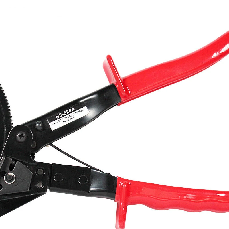 HS-520A Ratchet Wire Cutter - 400mm² Capacity Hand Tool for Electrical Cable - Image 4