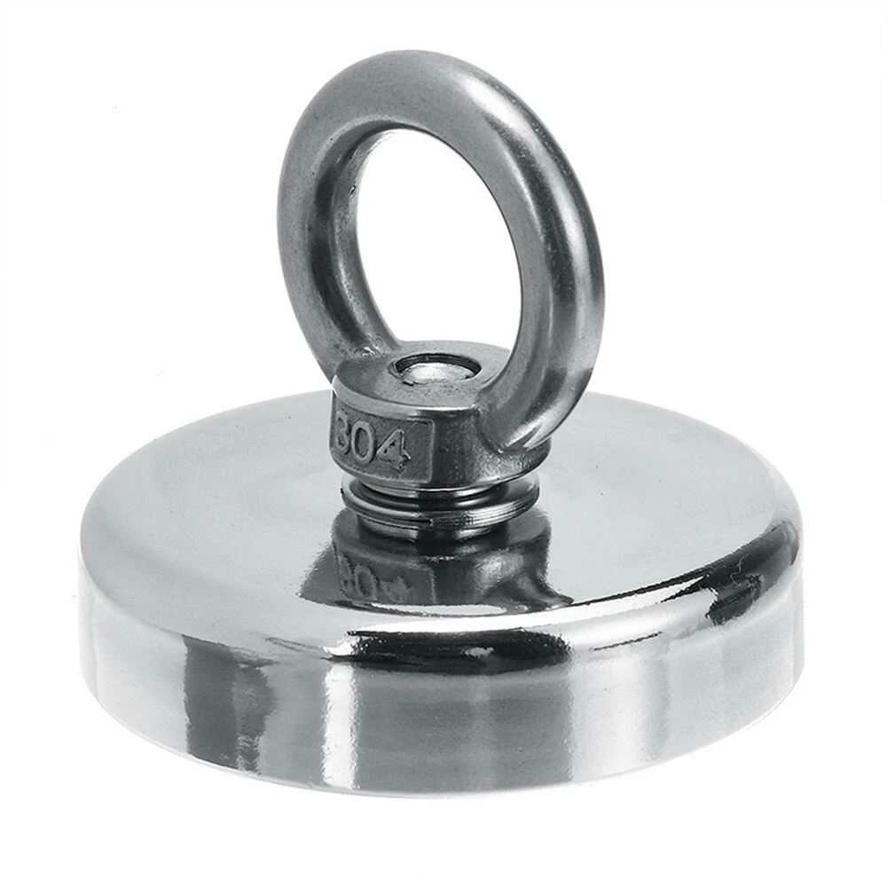 NEOGUIDE 25mm-120mm 35-600Kg Neodymium Fishing Magnet | 10M Rope for Metal Detecting & Salvage - Image 3