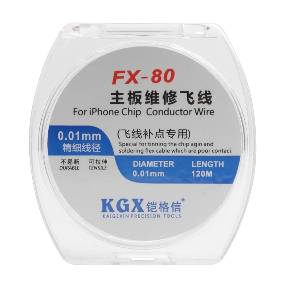 KGX 120m Copper Link Wire Set | 0.01mm/0.02mm for iPhone PCB Repair | Outdoor Mobile Phone Tool - Image 2