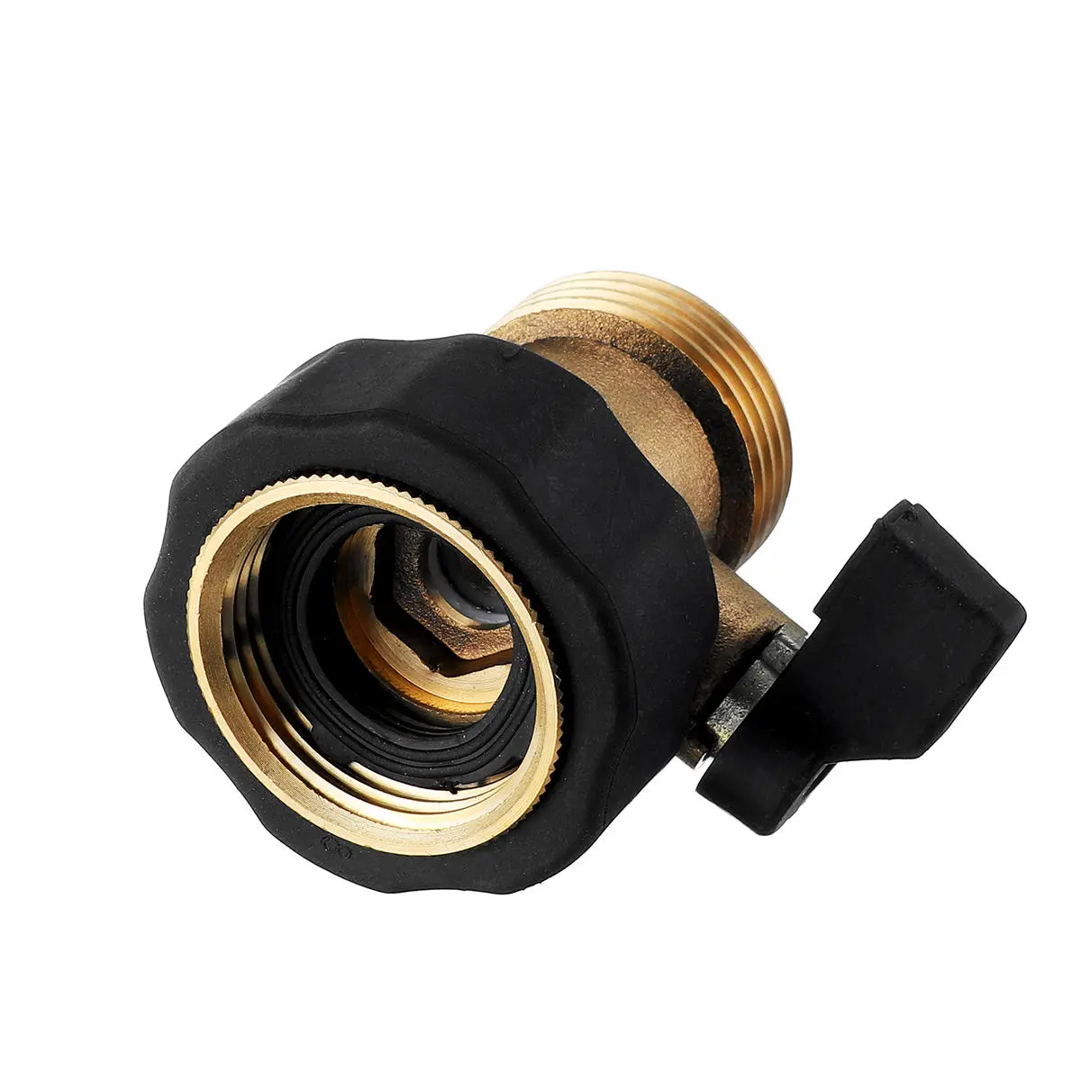 American European Thread Single-pass Ball Valve | 3/4 Import Export | Drill Attachment - Image 2