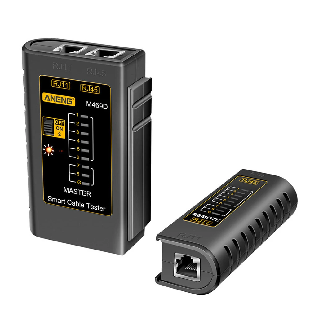 ANENG M469D Network Cable Tester - RJ45 RJ11 RJ12 CAT5 UTP LAN Pairing Tool - Image 3
