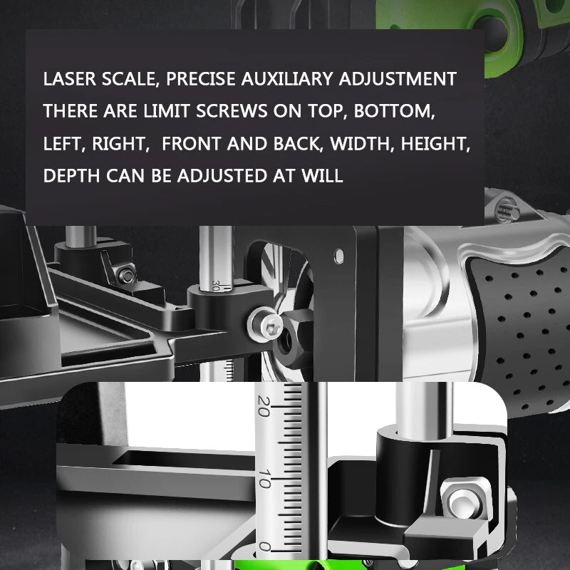 Woodworking Slotting Machine Bracket - Aluminum Alloy Router Support | Trimmer Bracket - Image 3