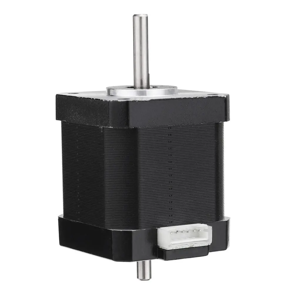 HANPOSE Nema 17 Stepper Motor 48mm Double Shaft | 1.8A 52N.cm | 3D Printer CNC Laser - Image 2