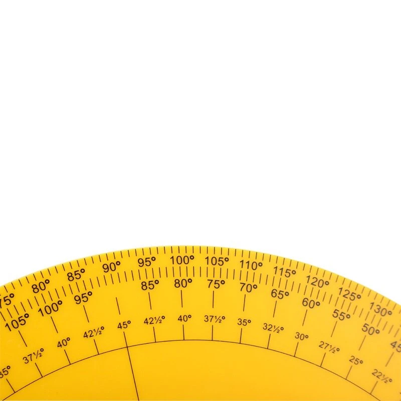30 60 90 Degree Semicircle Protractor | Plastic Disc Angle Ruler with Screw Cap - Image 4