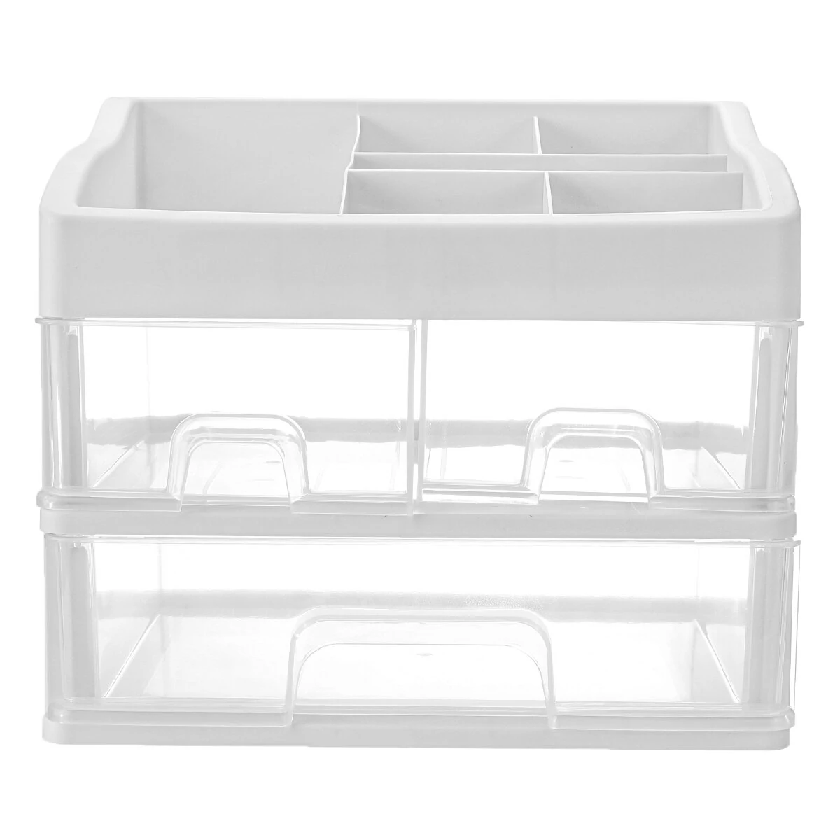 2-3 Layer Tabletop Makeup Box - Cosmetic Storage Organizer Case & Holder - Image 3