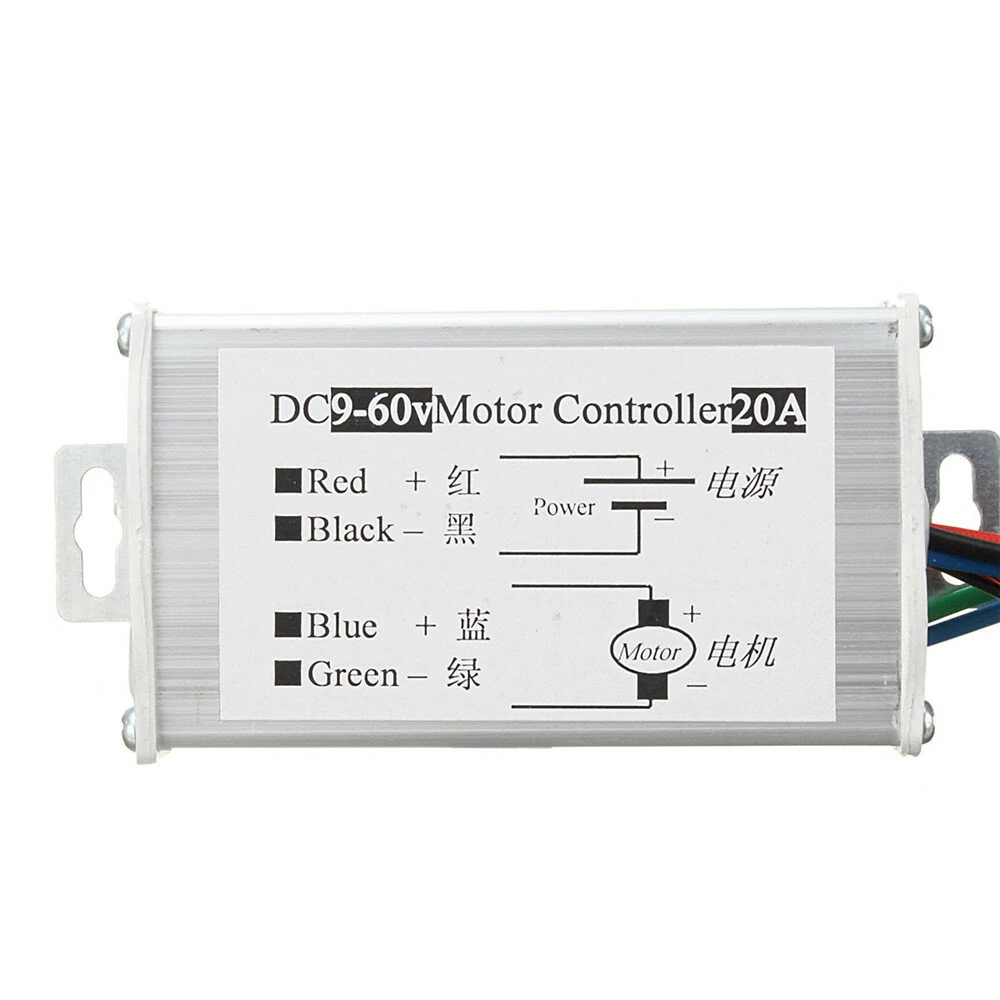 DC 12V-48V PWM Motor Speed Controller | Soft Start & Reversible | 36V 24V 12V 48V - Image 5